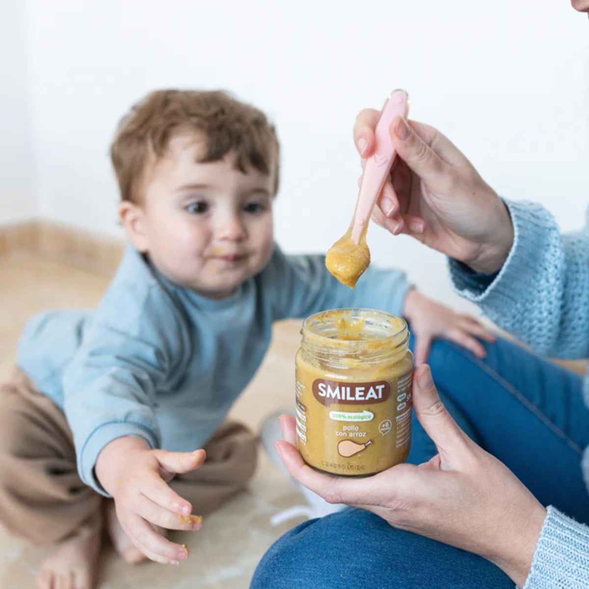 Bio-Glas Huhn mit Reis +6 Monate Smileat, 230 g