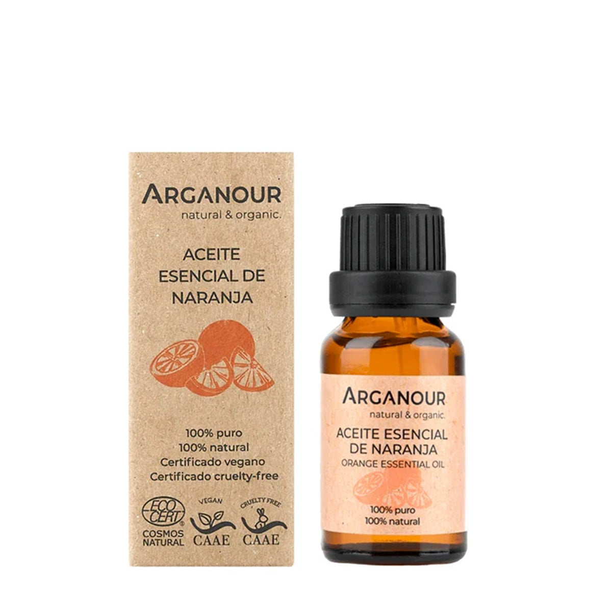 100% pure essentiële sinaasappelolie Arganour 15 ml