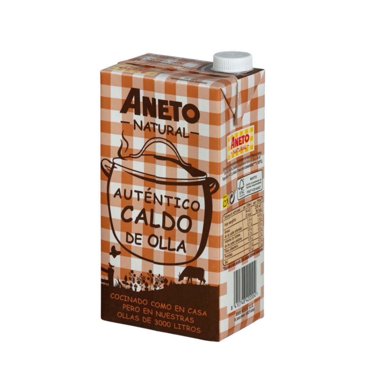 Natuurlijke bouillon Puchero Aneto, 1 l