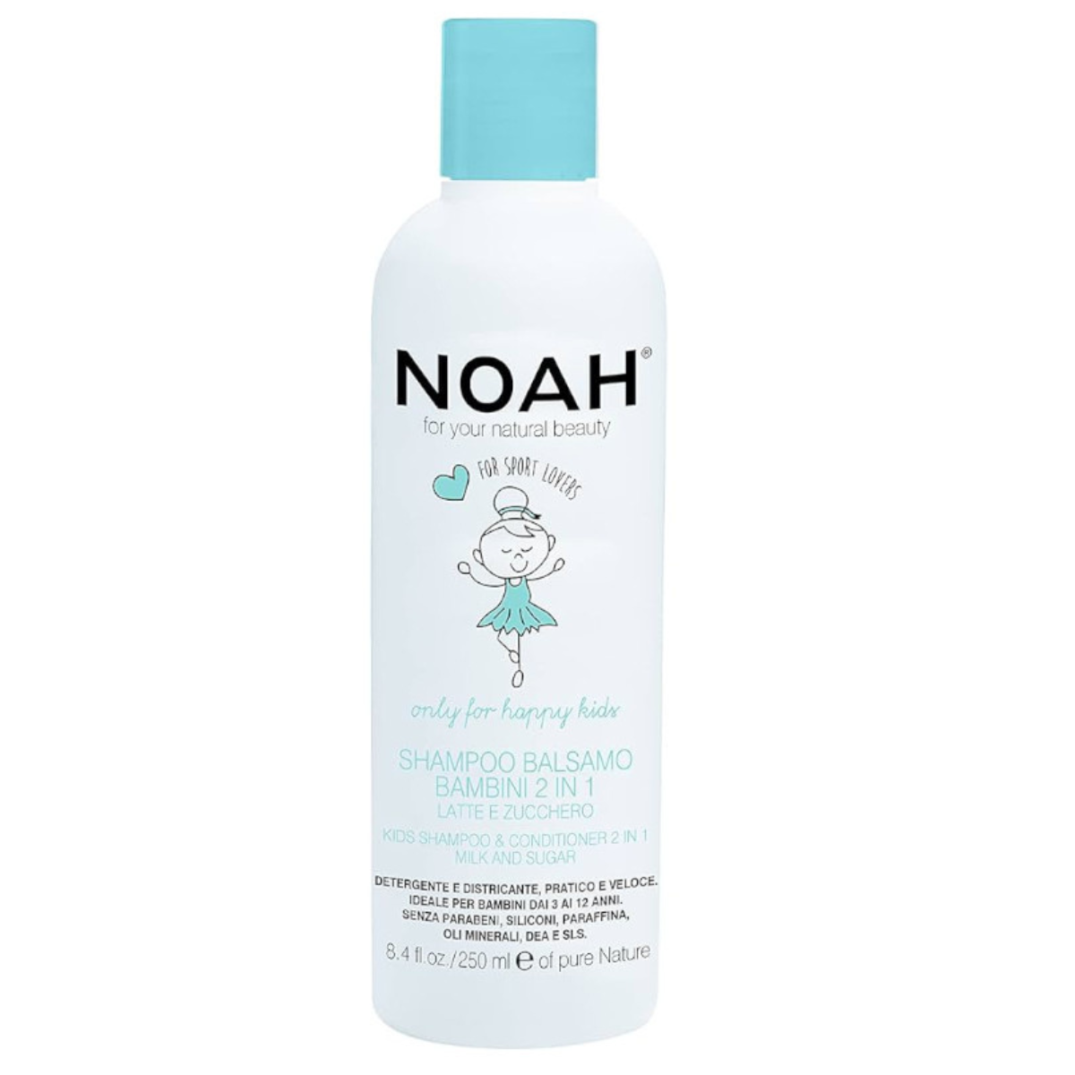 Shampoo e balsamo 2 in 1 Noah per bambini 250 ml