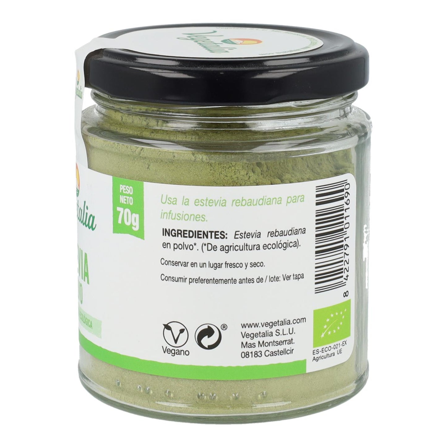 Stevia in polvere Bio Vegetalia 70 g