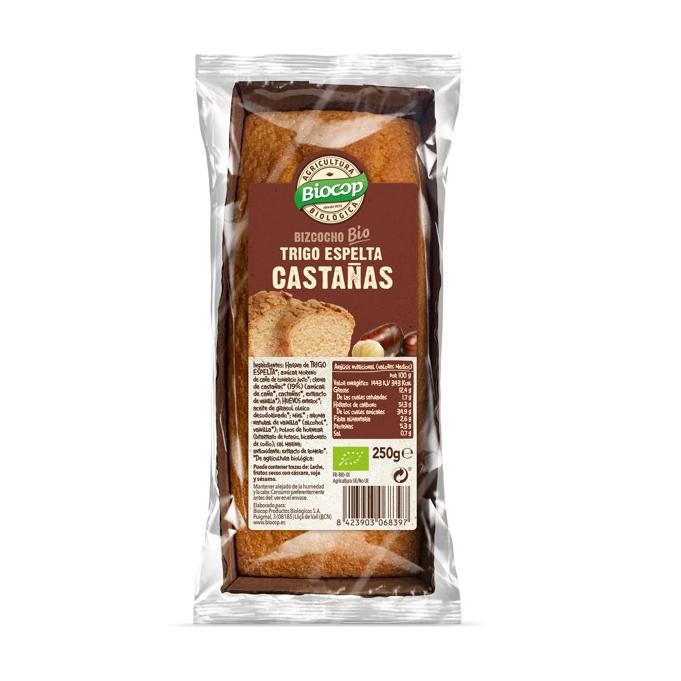 Biscotti alle castagne e farro biologico Biocop 250 g