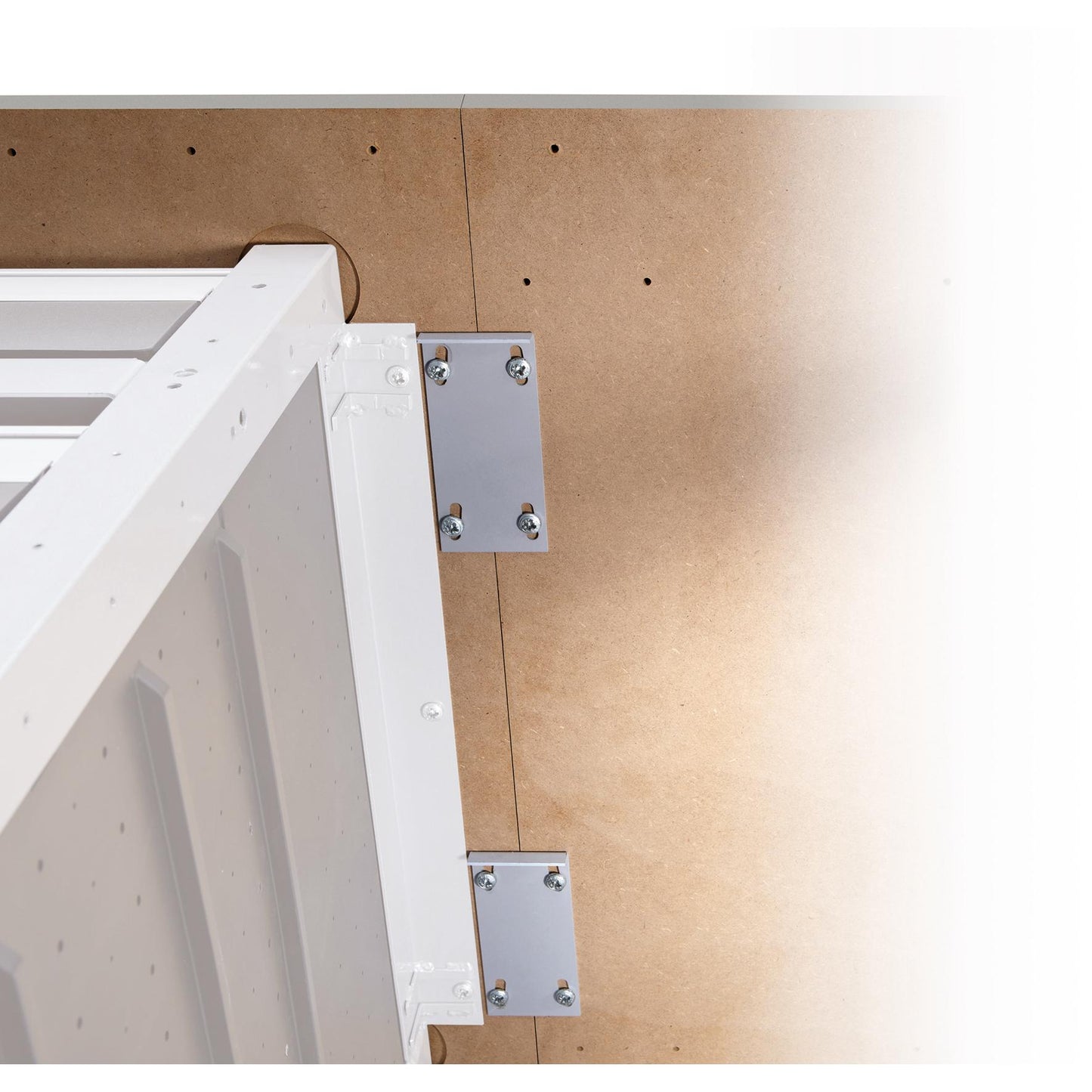 1 set per collegare il piano del tavolo Wolfcraft 6075000