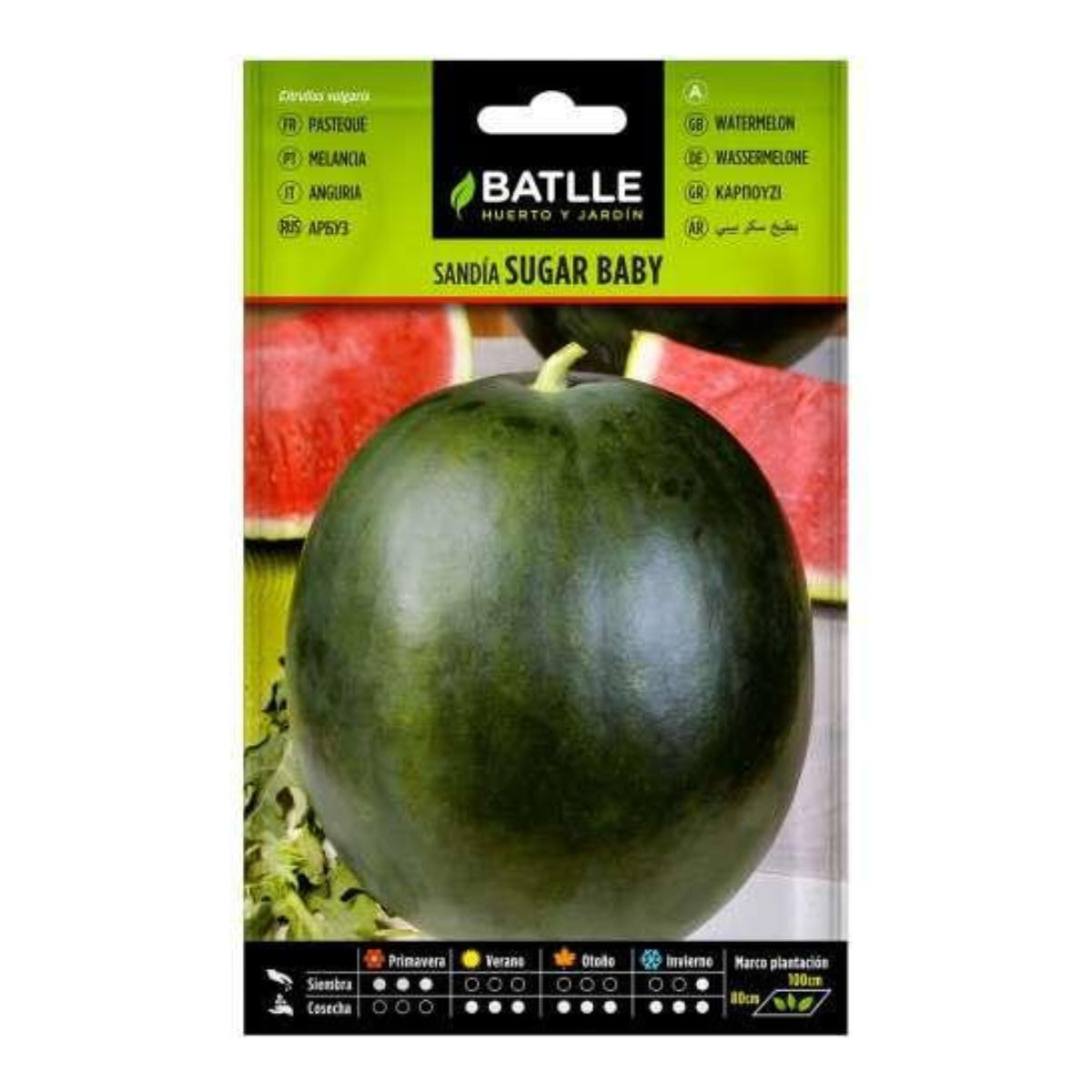 Samen der Wassermelone Sugar Baby Batlle