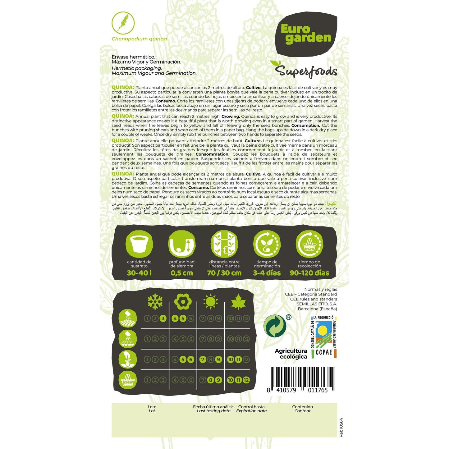 Vitalfoods Organic Quinoa Seeds