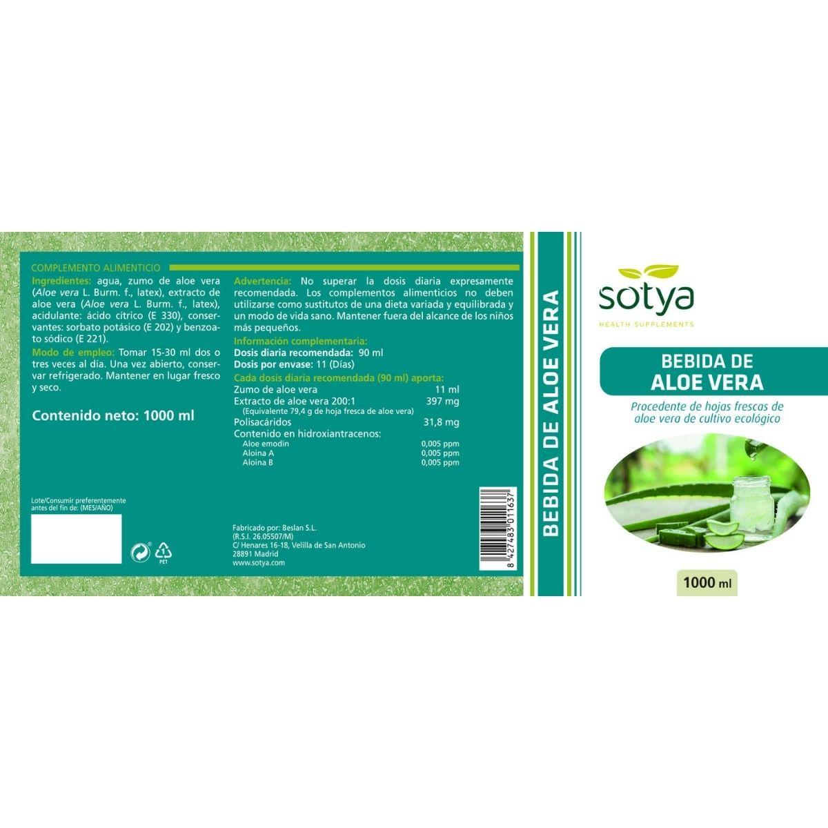 Sotya Aloe Vera Juice 1 litre