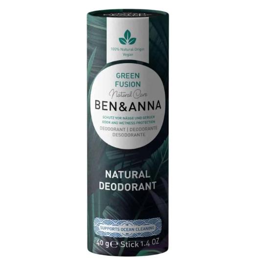 Deodorante (zero waste) Ben&Anna Green Fusion, 40 g