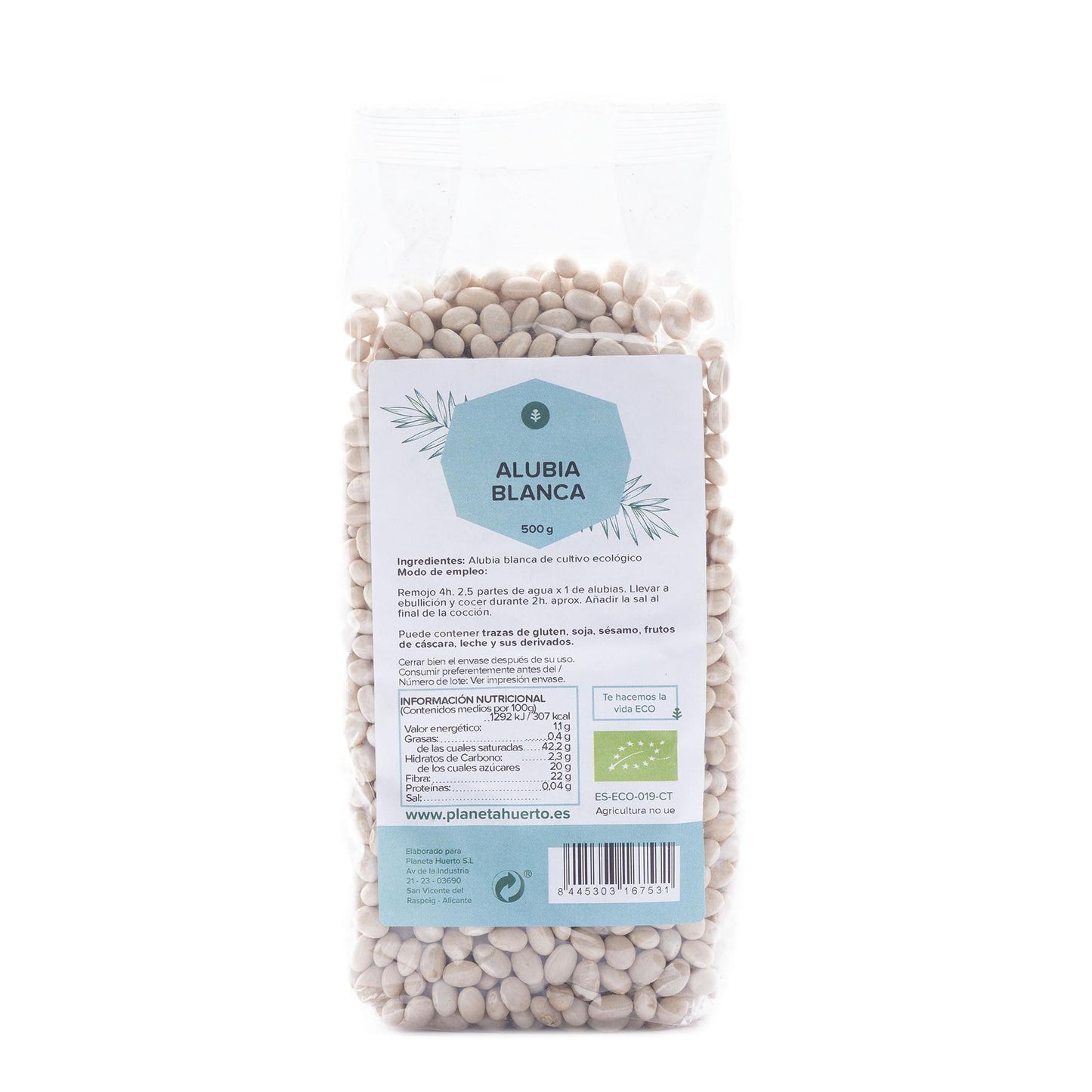 Fagiolo bianco ECO Planeta Huerto 500 g