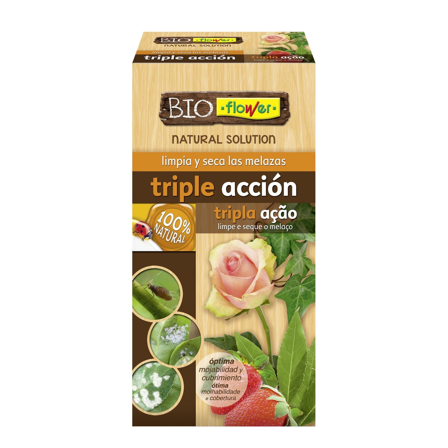 Tripla azione contro insetti, melme e funghi BioFlower Concentrato