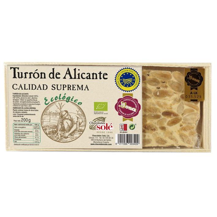 Nougat d'Alicante Eco Solé 200 g