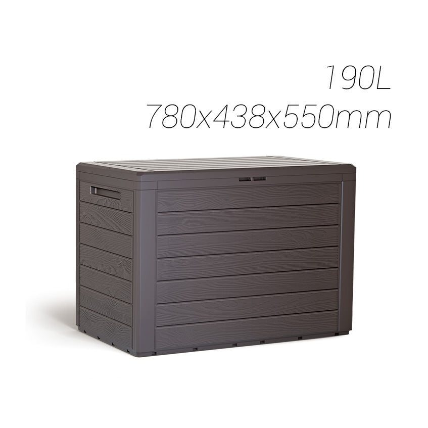 Gartenbox Wood 190 l Plastiken