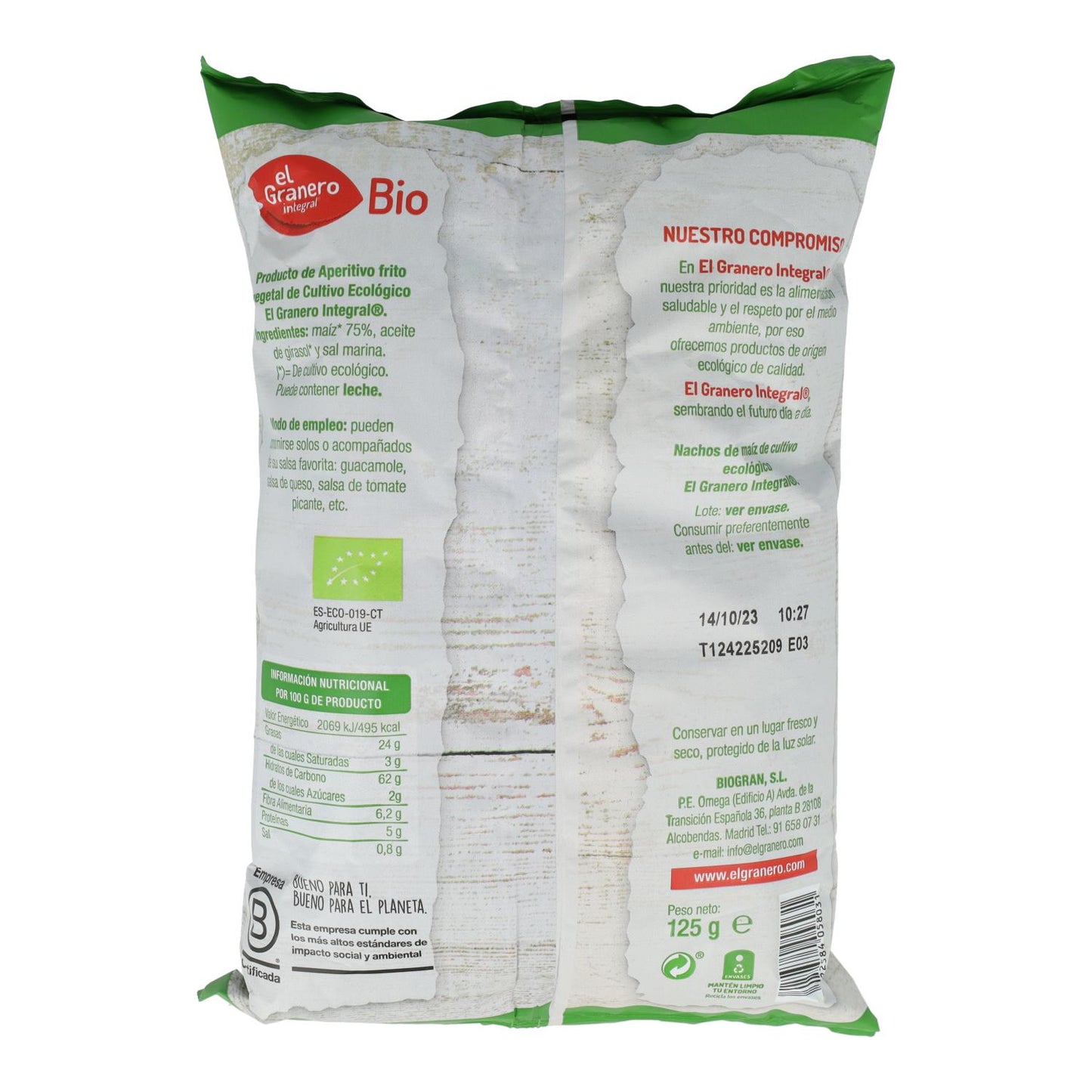 BIO Nacho's El Granero, 125 g