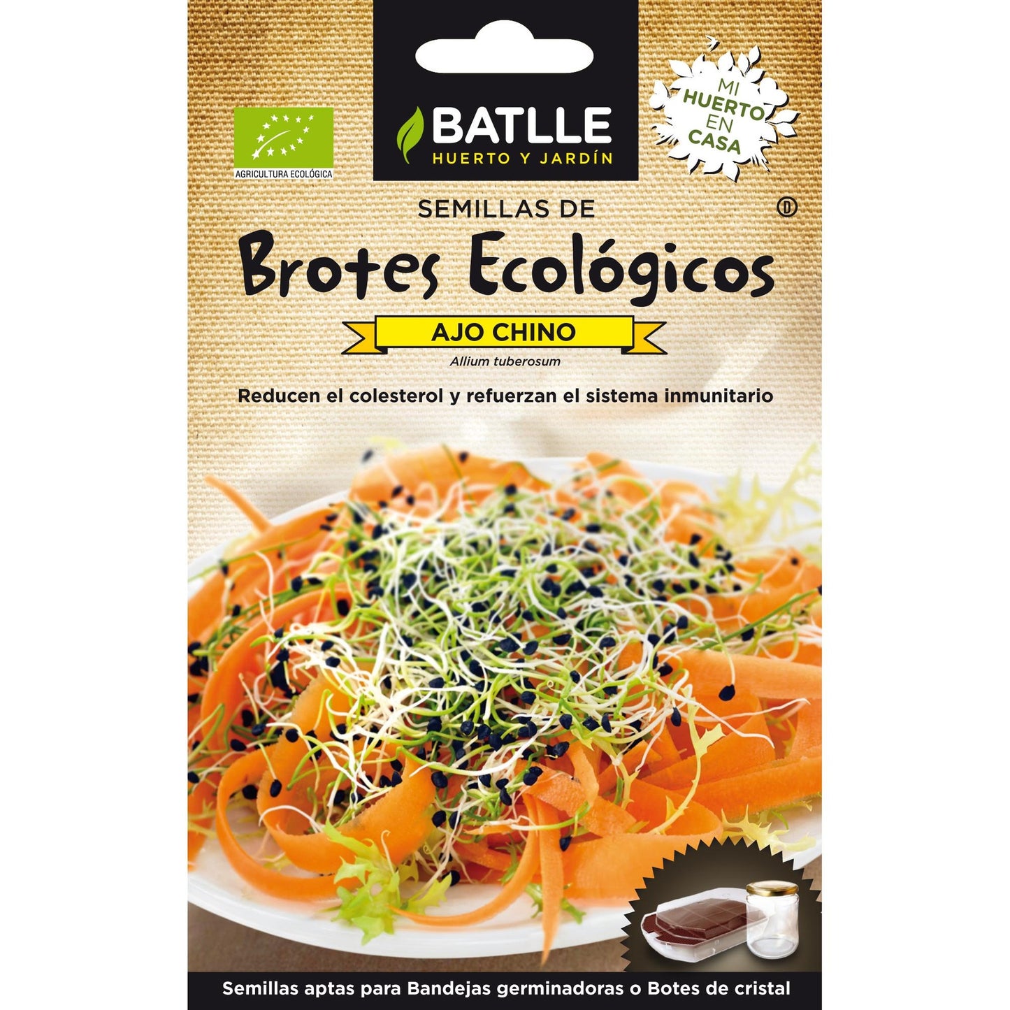 Semi di aglio cinese biologici per germogli Batlle