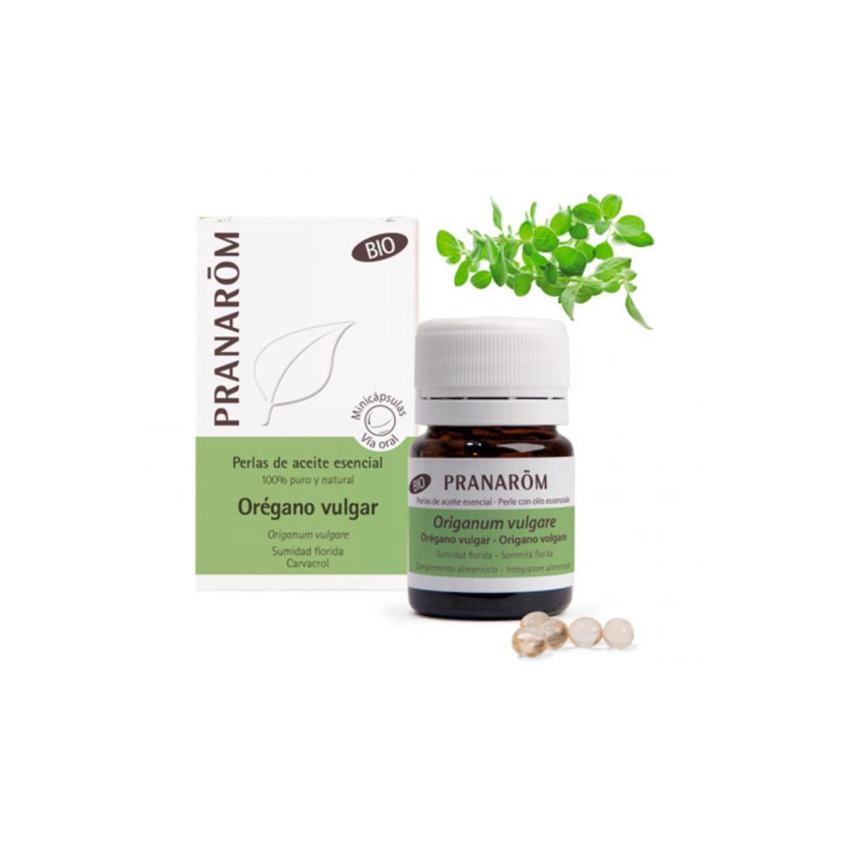 Organic common oregano, Pranarôm 60 mini capsules
