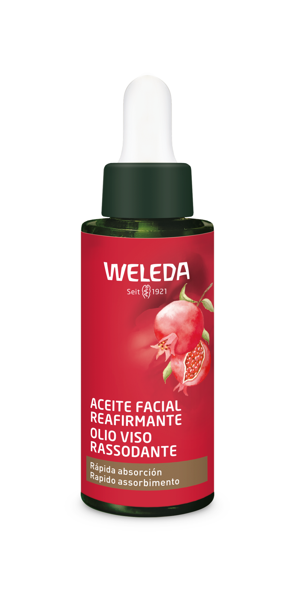 Huile visage sérum raffermissante à la grenade Weleda 30 ml