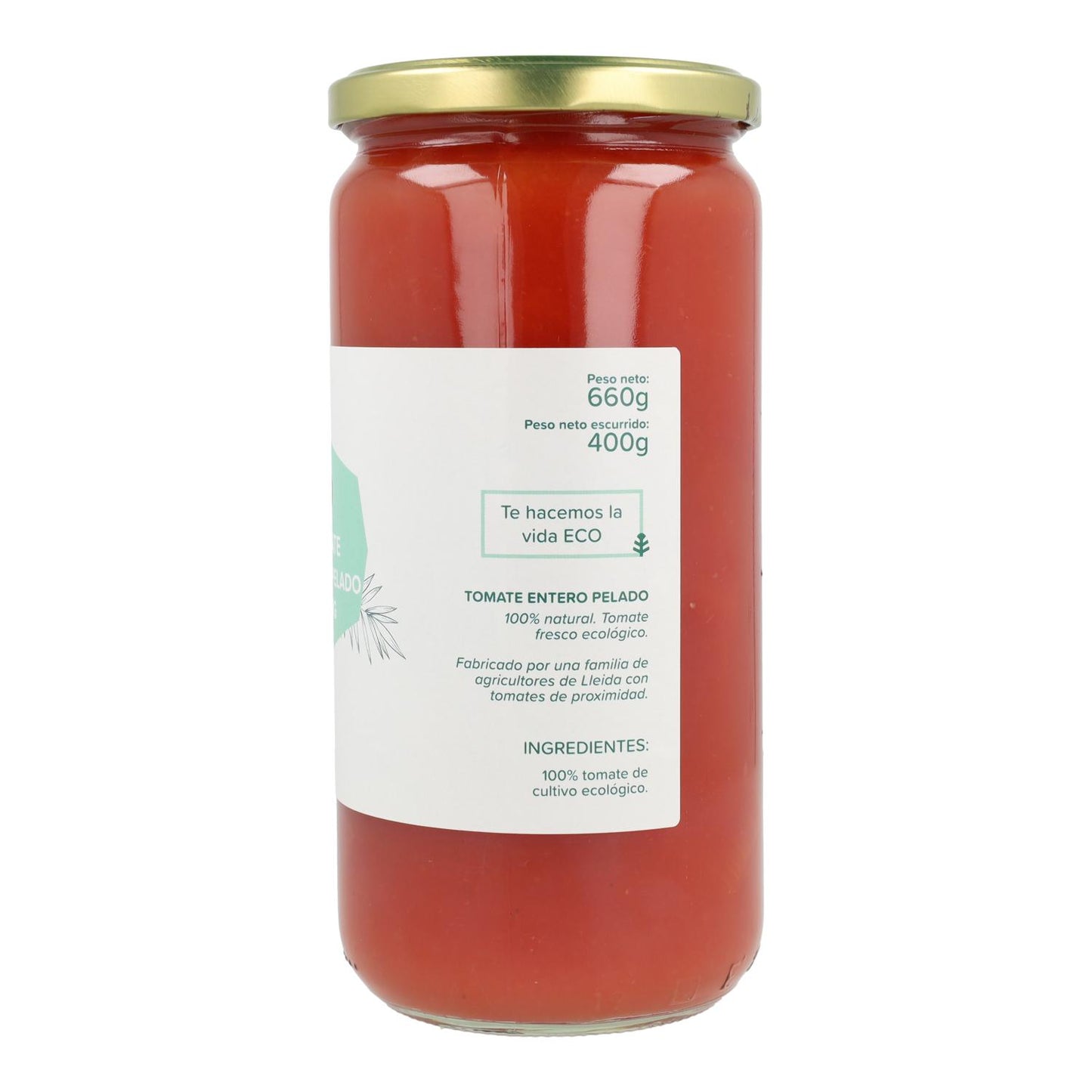 Pomidor bez skórki ECO Planeta Huerto 660 g