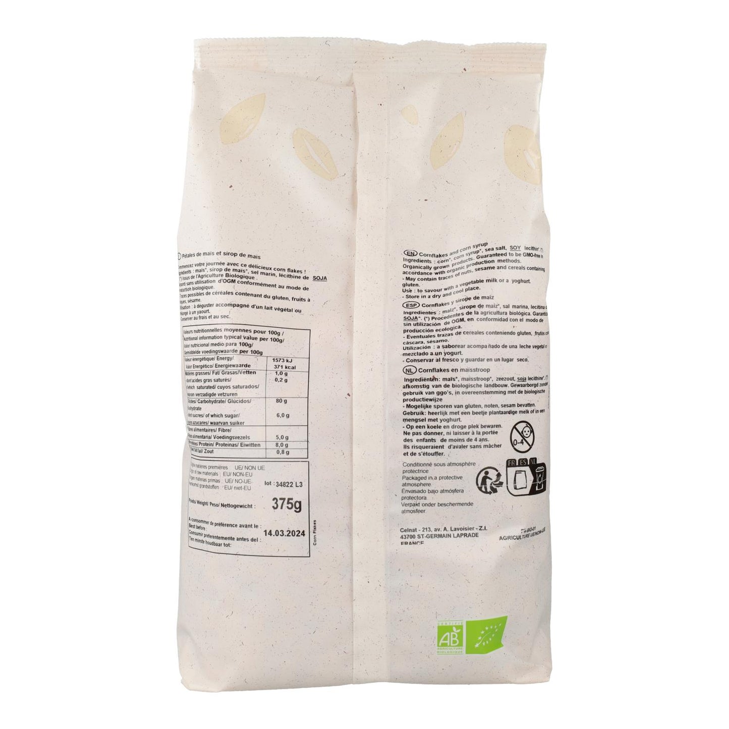 Cornflakes Celnat 375 g