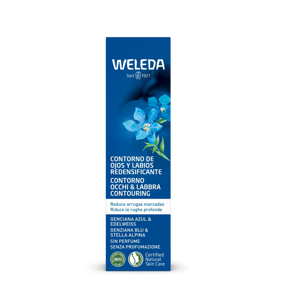Augen- und Lippenkonturcreme mit Blauem Enzian und Edelweiß von Weleda 10 ml