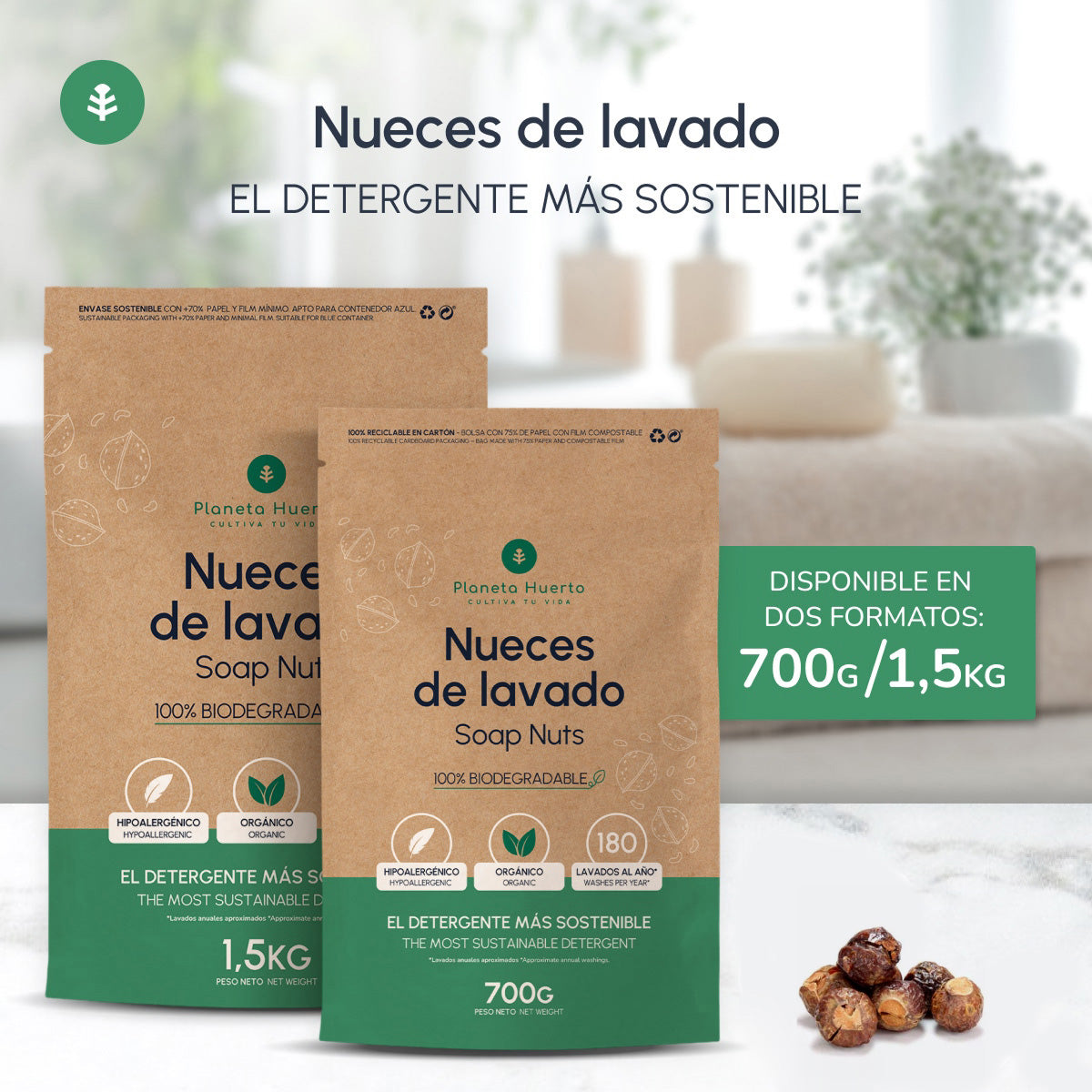 Planeta Huerto Tvättade valnötter 1,5 kg