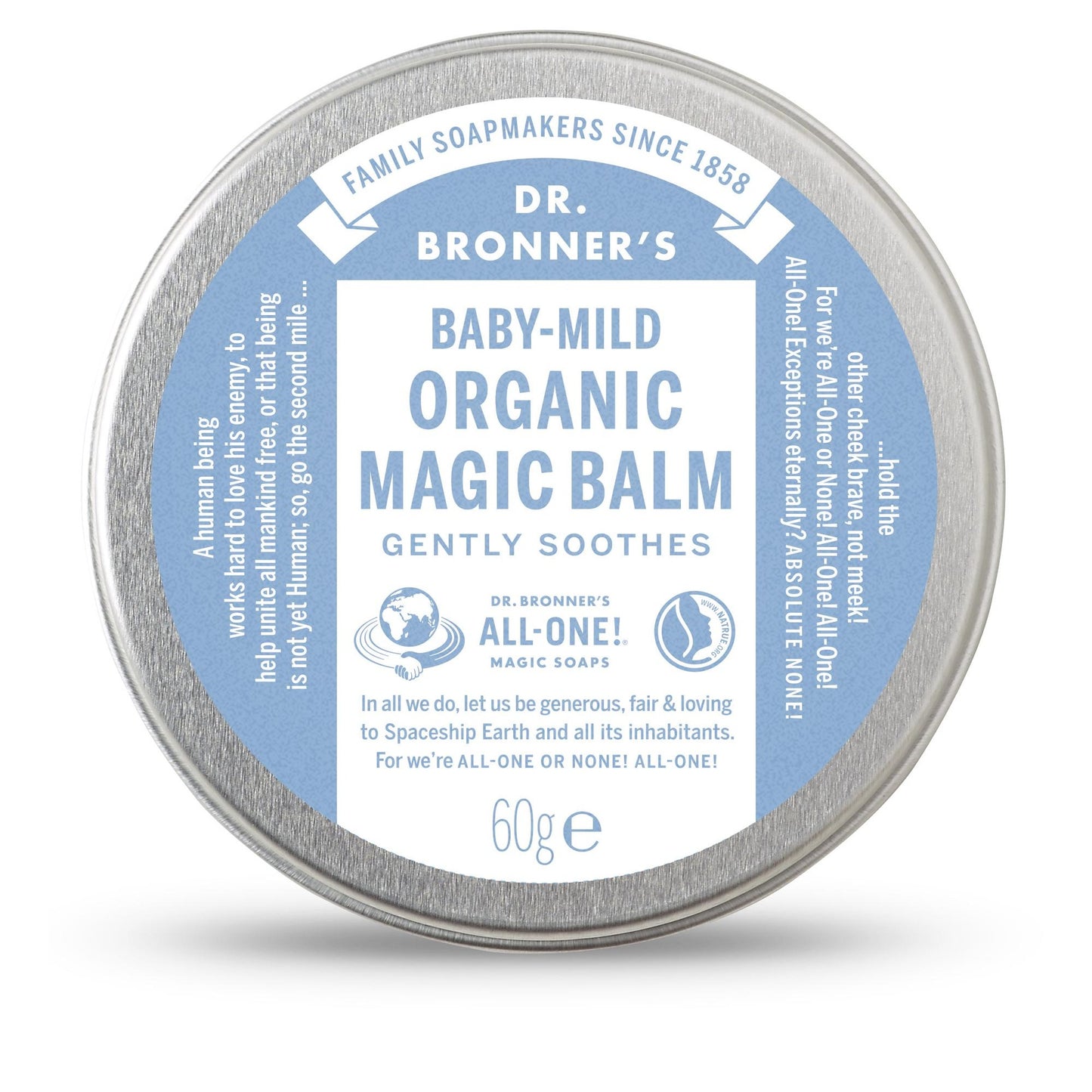Bálsamo Mágico corporal BIO neutral para Bebé Dr. Bronners 60 g