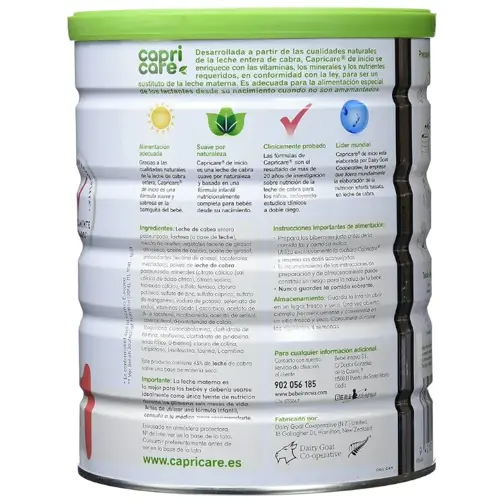 Promocja 2x Mleko kozie dla niemowląt 1 Capricare 800 g