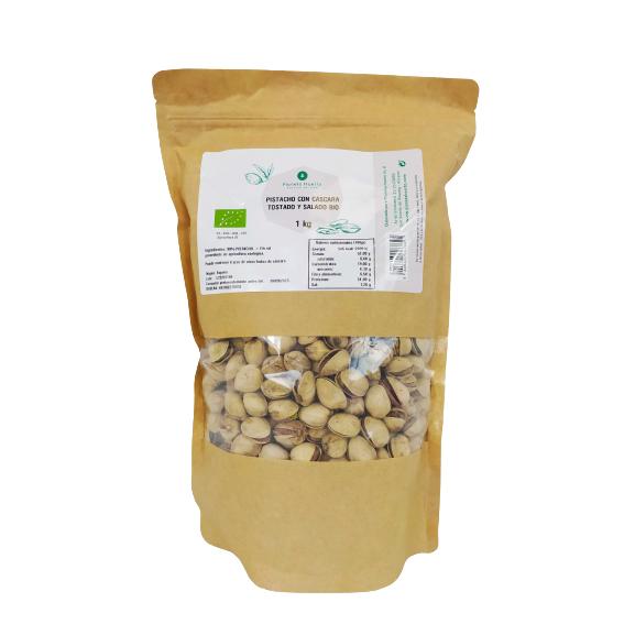 Pistachenoten in de dop, geroosterd en gezouten ECO Planeta Huerto 1 kg