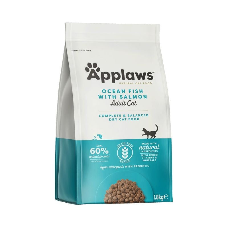 Applaws Cat Dry Adult Fish and Salmon 1.8 kg Grain-free natural cat food