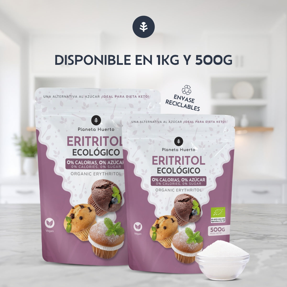 Erytrytol ECO Planeta Huerto 500 g