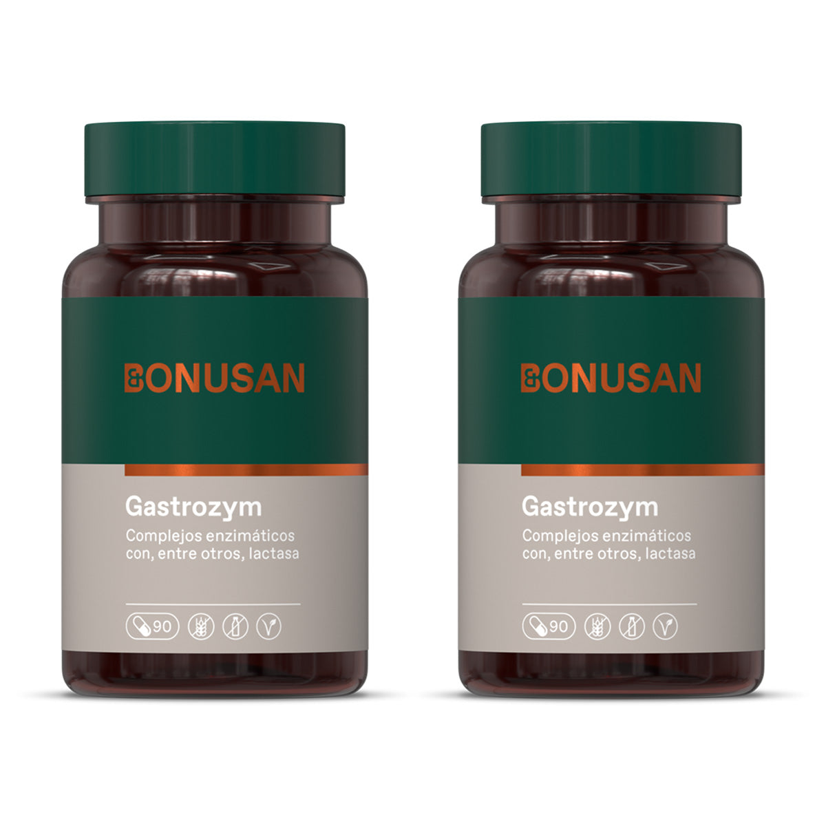 Confezione da 2 Gastrozym Bonusan 90 capsule