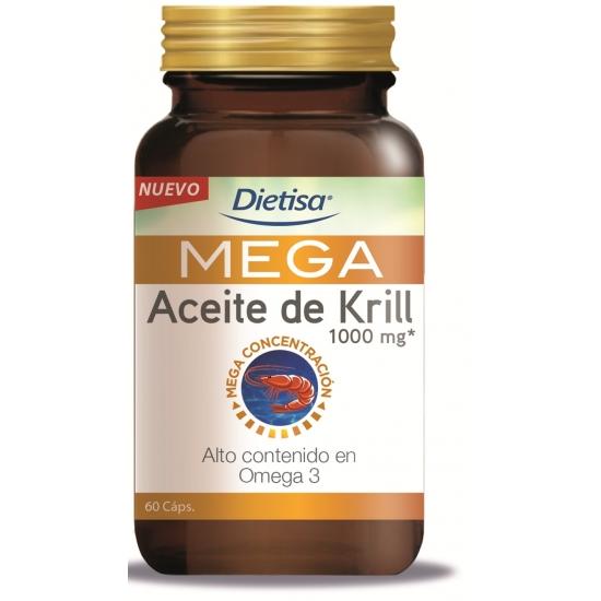 Mega Aceite De Krill 60 Perlas 100 mg Dietisa