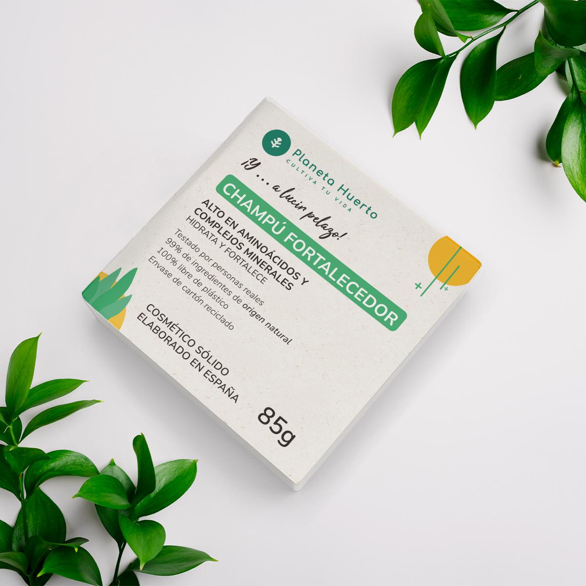 Festes Stärkungsshampoo mit Aminosäuren Planeta Huerto 85 g