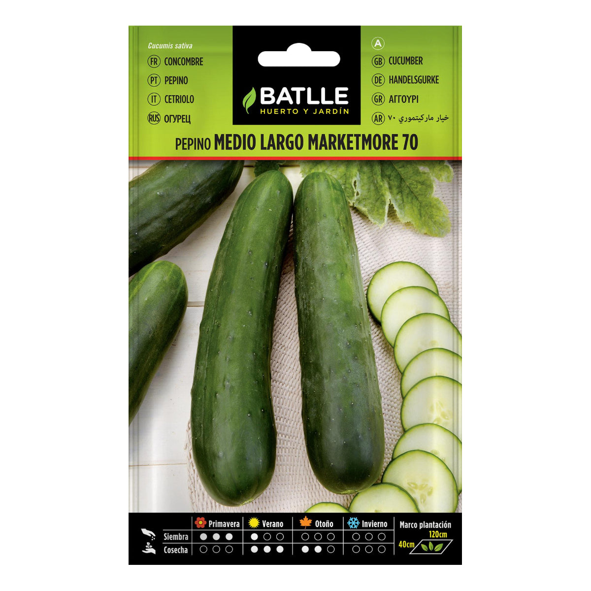 Gurkensamen Marketmore 70 1/2 lang Batlle