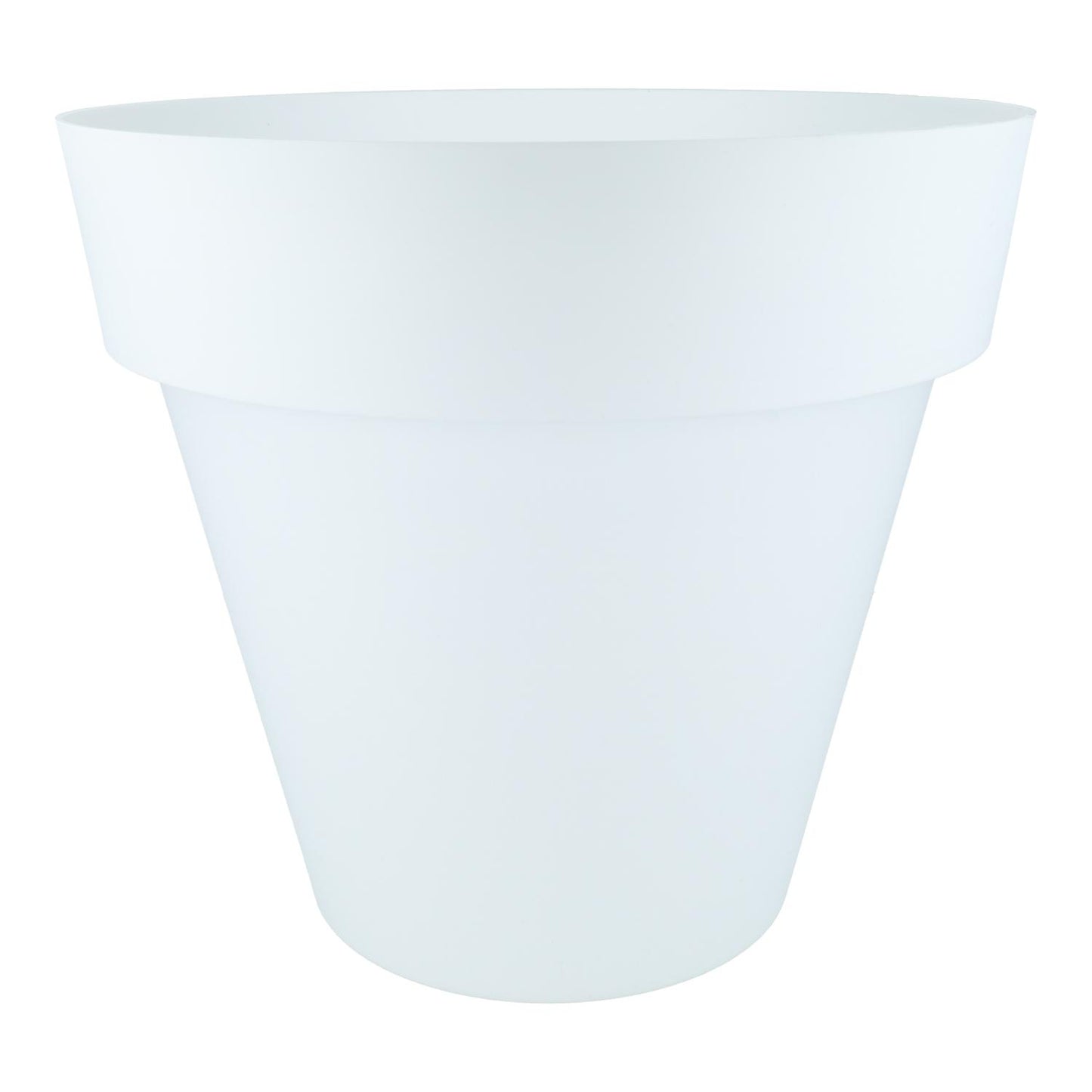 White Flower Pot D 26 x 24