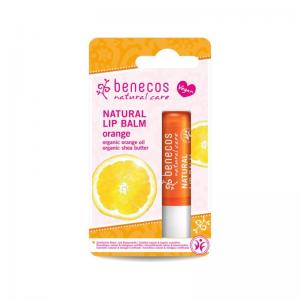 Balsamo per labbra Oliva karité Jojoba Arancia Benecos 4,8 g