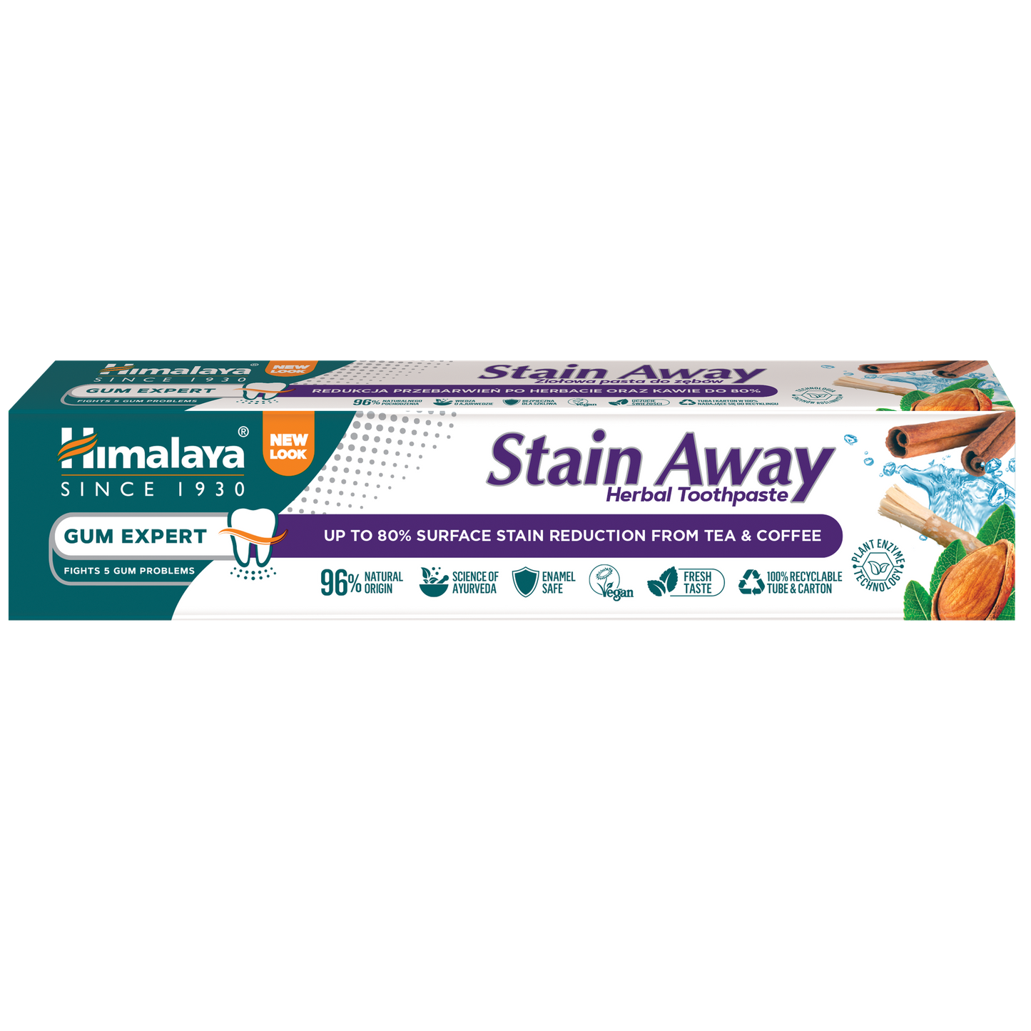 Fläckborttagnings tandkräm Himalaya 75 ml