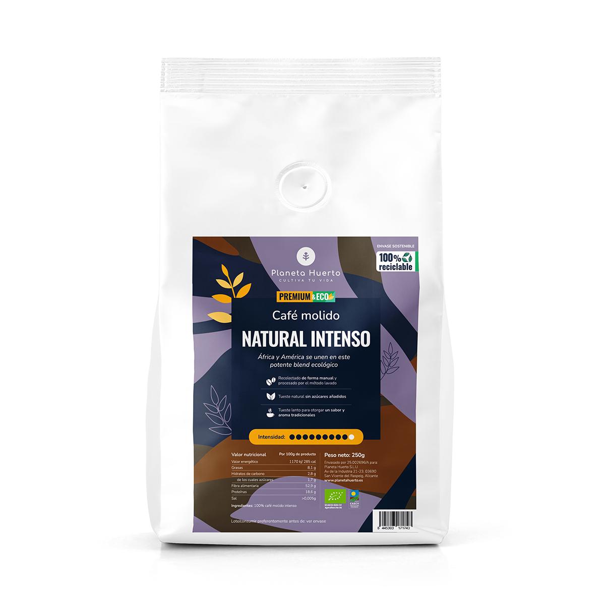 Caffè Eco naturale intenso macinato Planeta Huerto 250 g