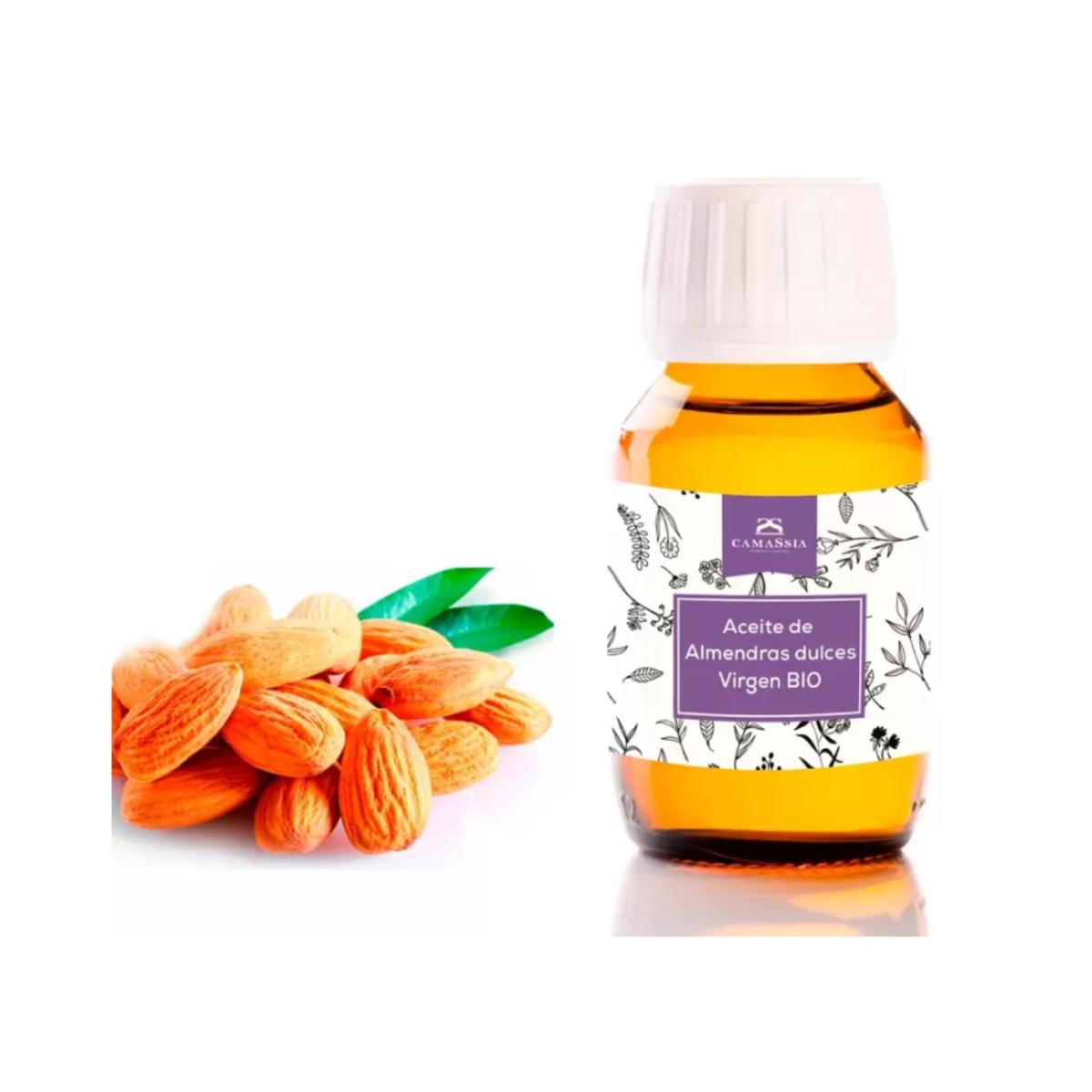 Organic Virgin Sweet Almond Oil, 100 ml. Camassia