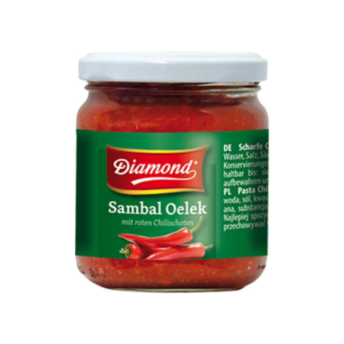Sehr scharfe Sambal-Oelek-Sauce, Diamond 200g