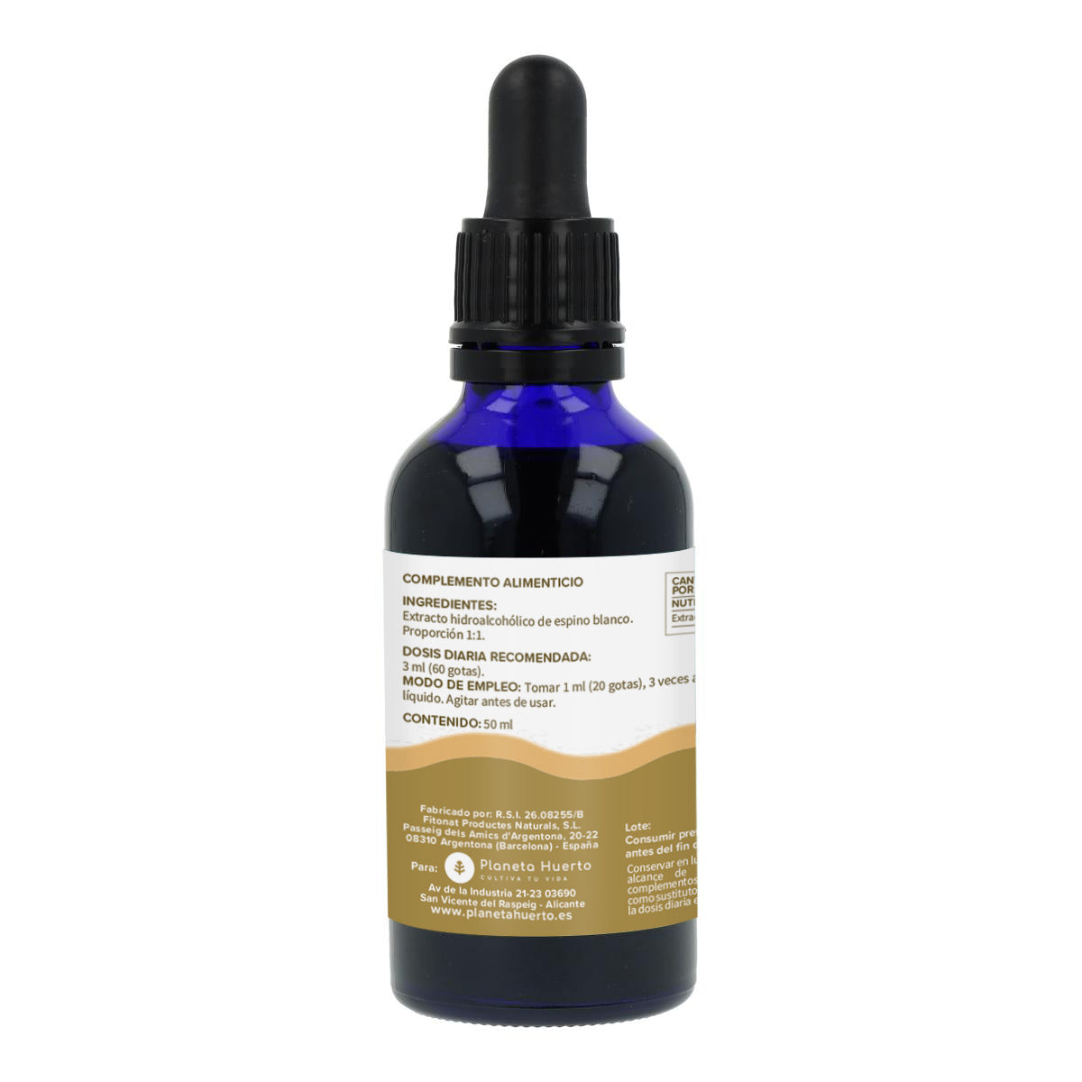 Estratto di biancospino Planeta Huerto 50 Ml.