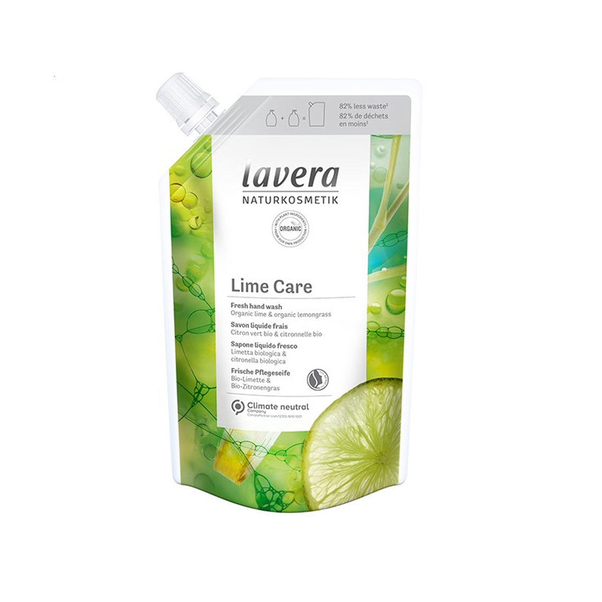 Sapone per le mani LAVERA al lime fresco Ricarica 500 ml