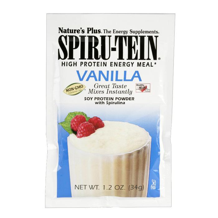 Nature's Plus Vanilla Spiru-Tein Sachet, 34 g