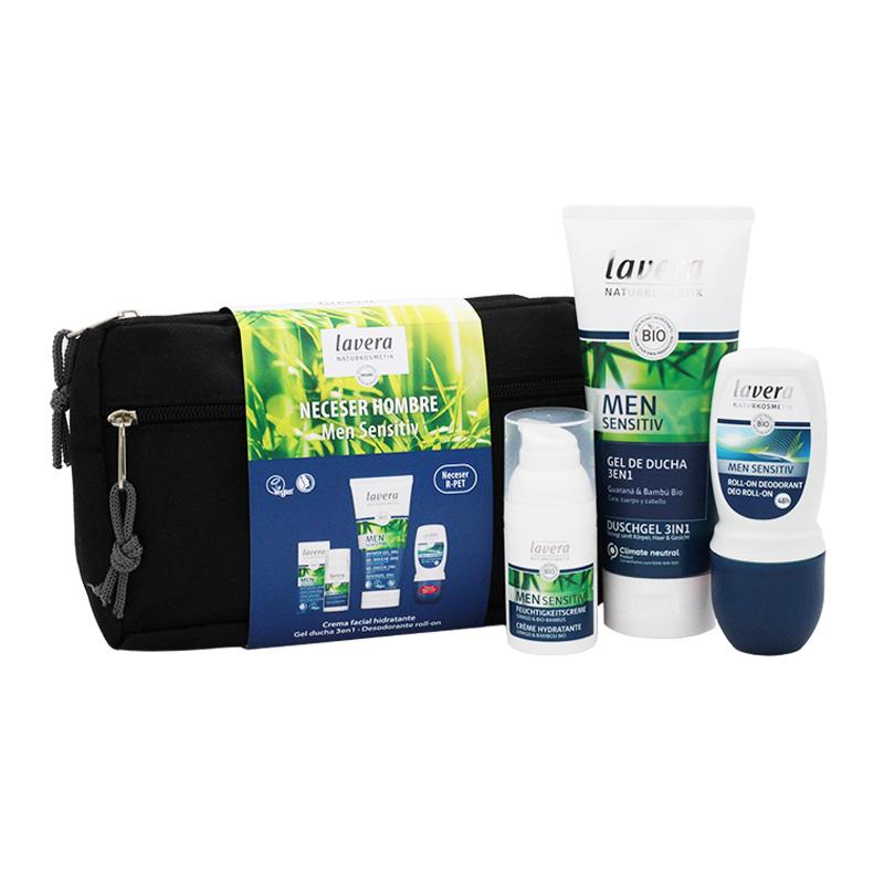 Trousse de toilette cadeau pour homme sensible Lavera