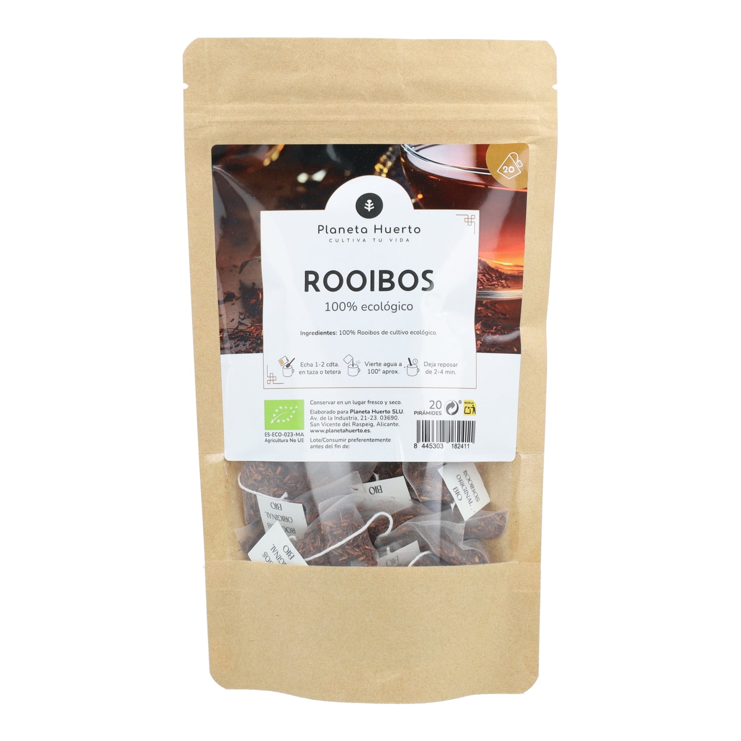 Rooibos Original ECO Rooibos Planet Garden 20 piramidi