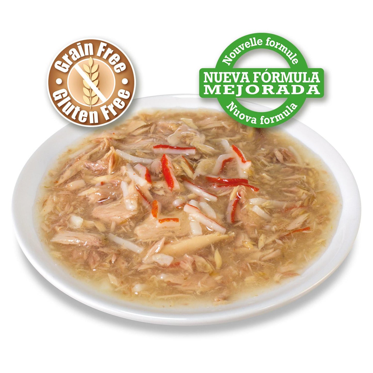 White tuna and crab in sauce Arquivet 80 g Wet cat food