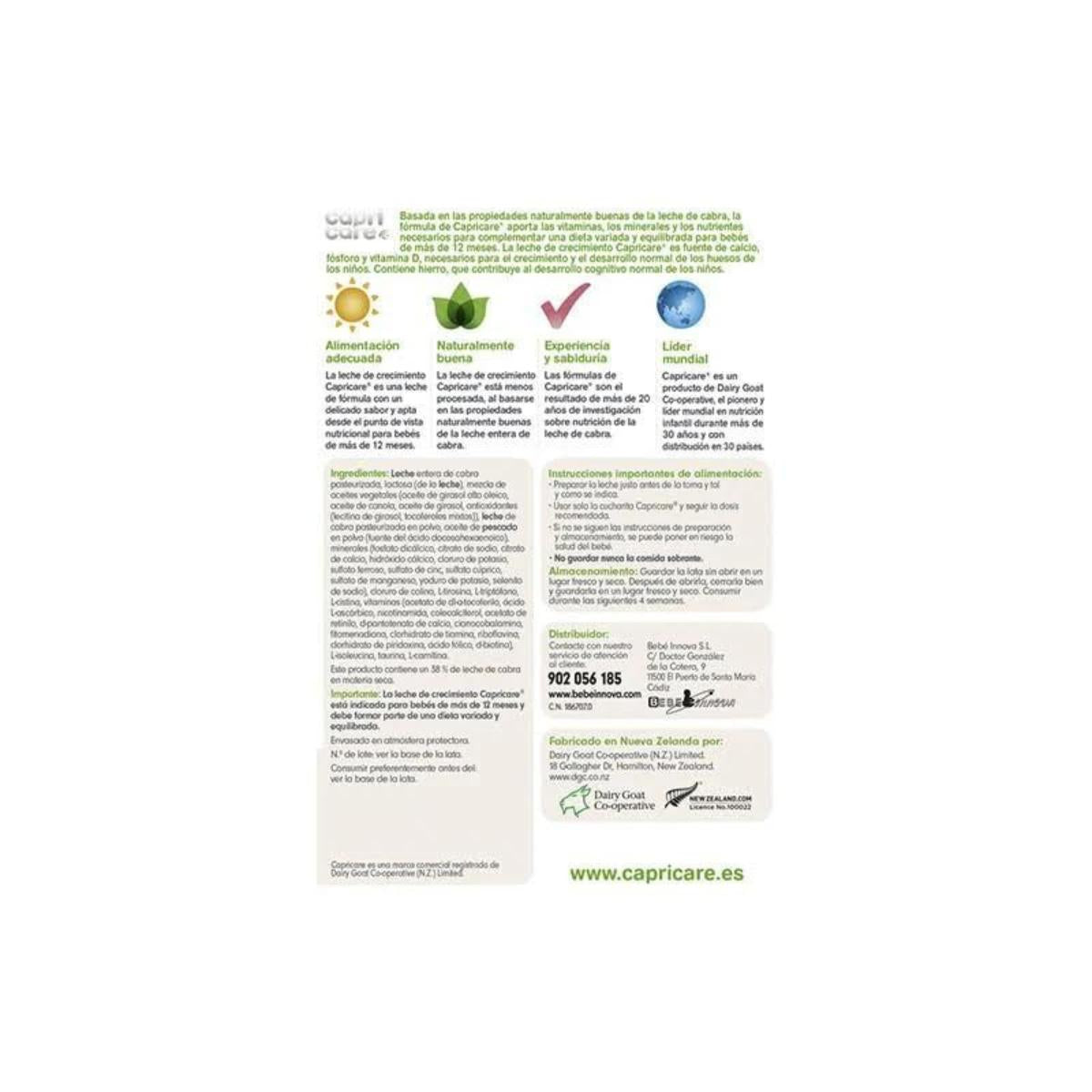 Lait de croissance 3 Capricare 800 g