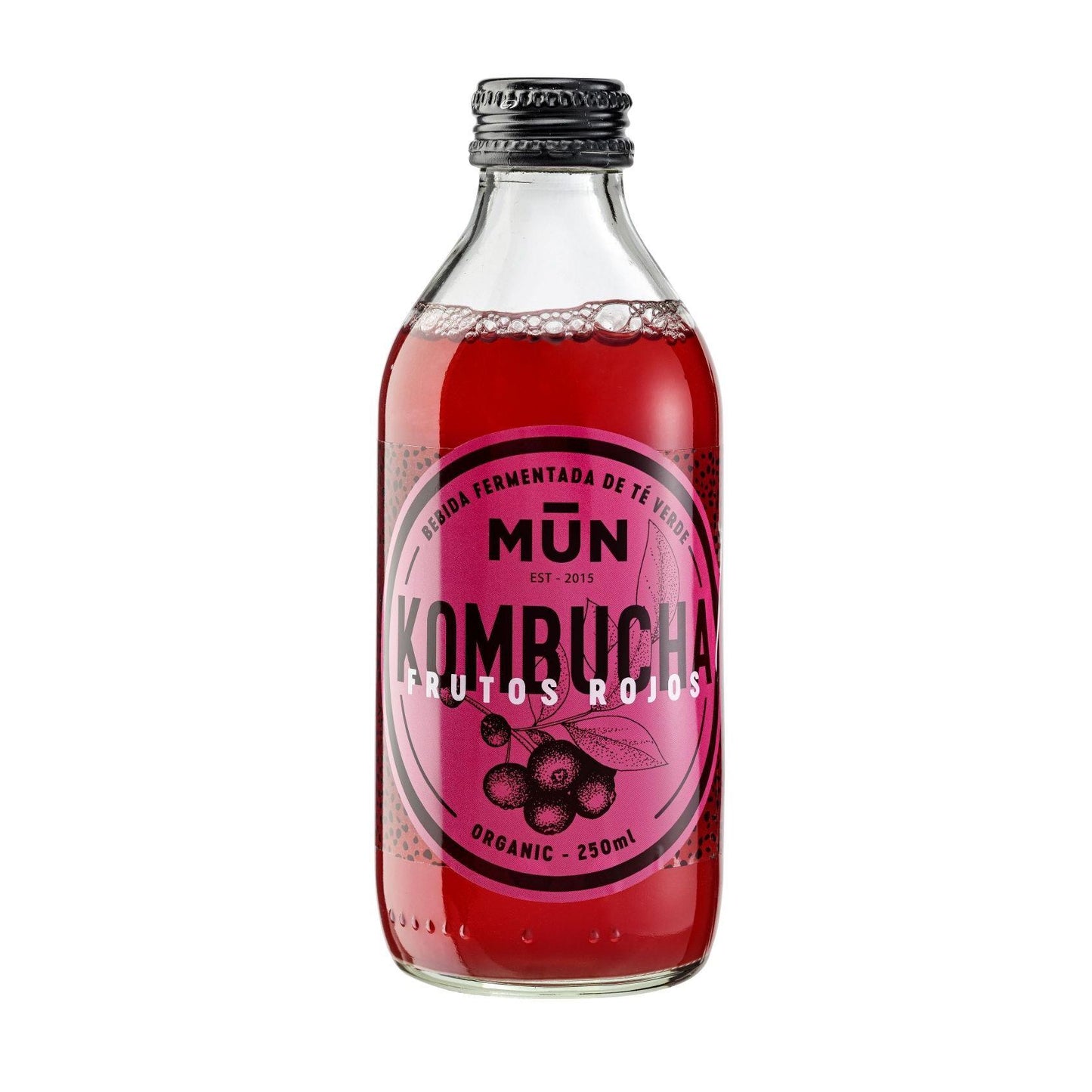 Kombucha aux fruits rouges ECO Mun 250 ml