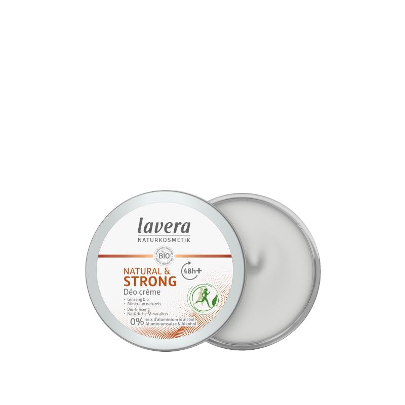 Dezodorant w kremie 48h+ Strong & Natural Lavera 50 ml