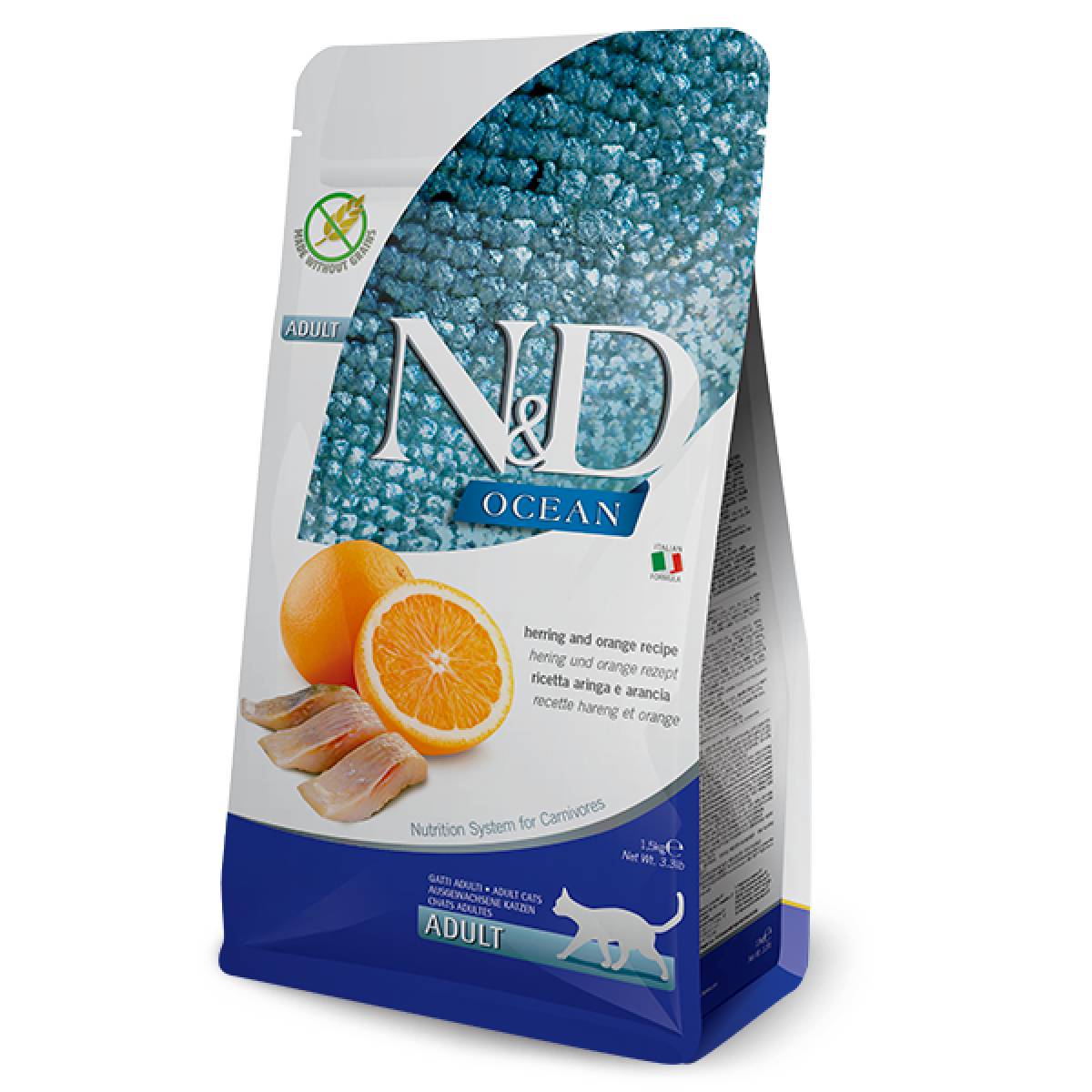 ND Ocean Neutered aringa Mangime per gatti Farmina 1,5 kg