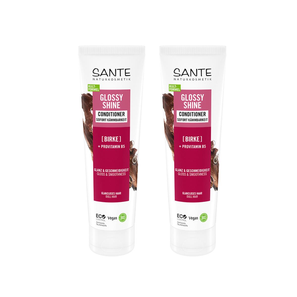 Confezione da 2 balsami lucidanti alla betulla Sante 150 ml