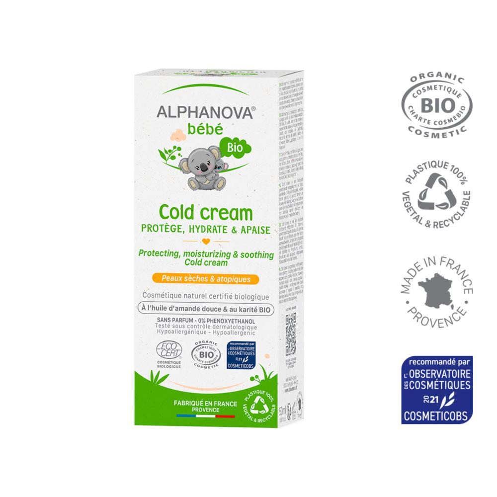 Crema lenitiva ecologica per bambini Alphanova 50 g